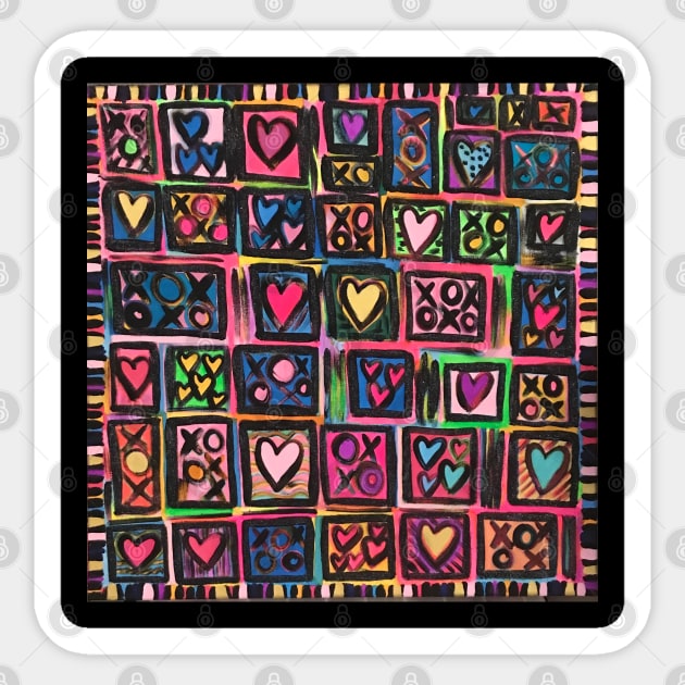 Hearty Hearts Sticker by LoveArt4You